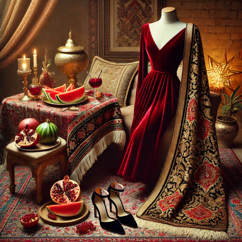 استایل مناسب برای شب یلدا🍉